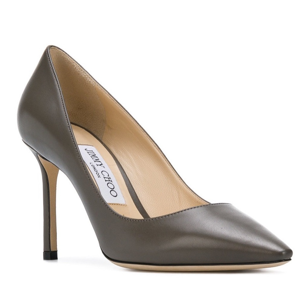 Jimmy Choo Grey Love Pumps